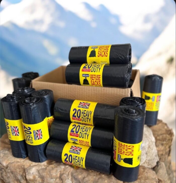 Black Refuse Sacks – 20s Bin Bags - Image 3