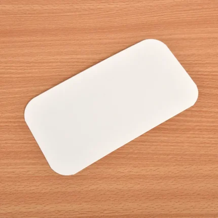 Kazpac 6A White Card Lids (To Fit 6A Foil Containers)