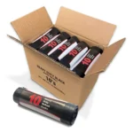 Black Refuse Sacks 15″ x 29″ x 33″ – 10s Bin Bags 100 Gauge